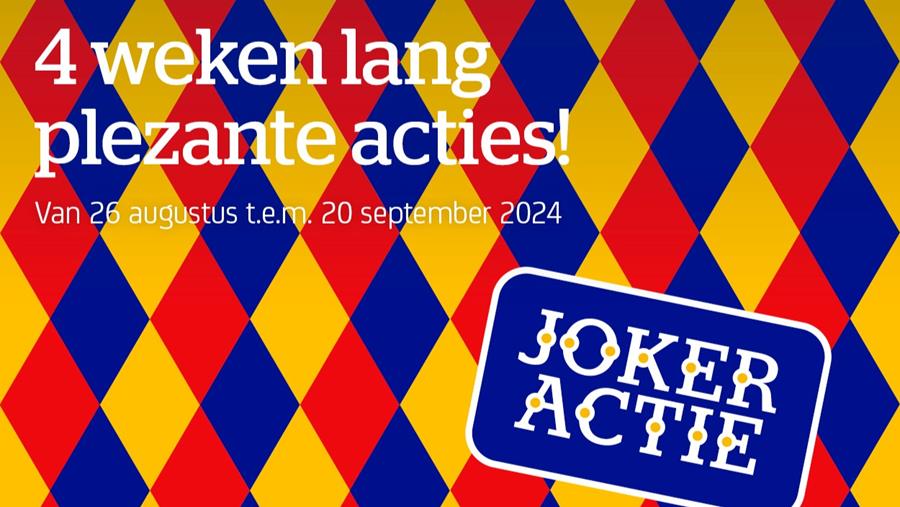 L’action joker: profitez de 4 semaines d'actions amusantes