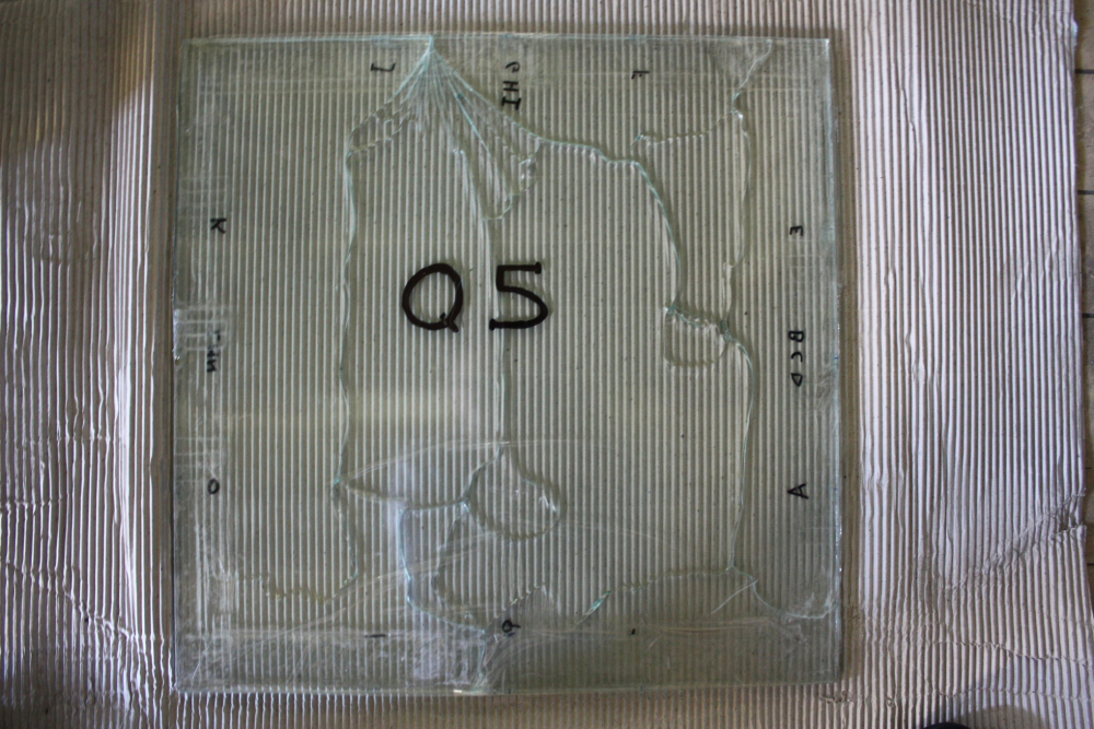 typische glasbreuk