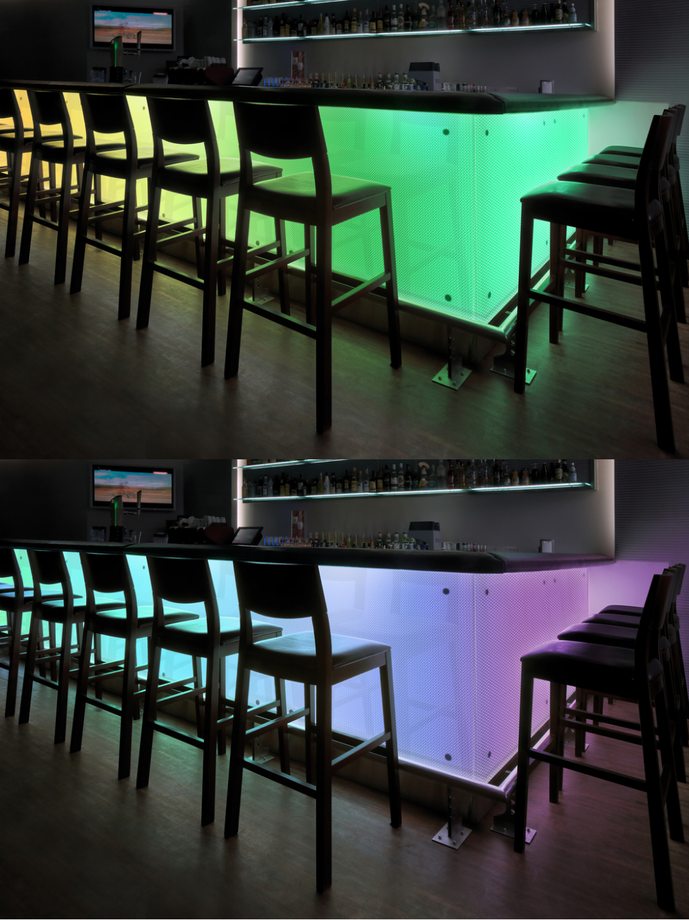 led