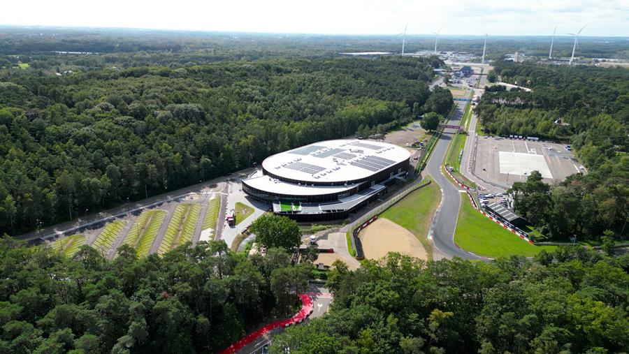 Une membrane d'étanchéité durable brille sur le vélodrome de Heusden-Zolder