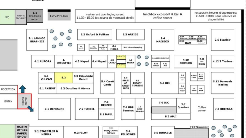 Paper Show 2026: exposants et plan d'exposition