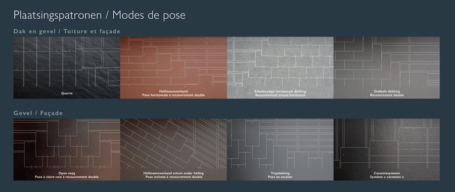 TECTA : découvrez tous les modes de pose en ardoises