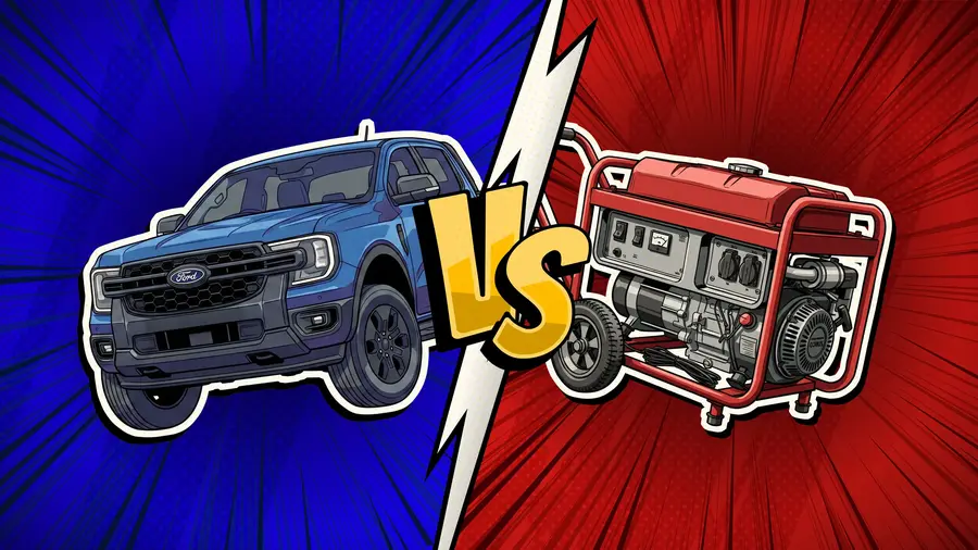 Ford-test: Ranger PHEV verslaat benzinegenerator